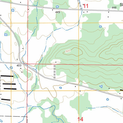 US Forest Service - Topo Chickalah Mountain East, AR FSTopo Legacy digital map