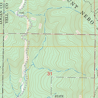 US Forest Service - Topo Chickalah Mountain East, AR FSTopo Legacy digital map