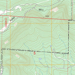 US Forest Service - Topo Chickalah Mountain West, AR FSTopo Legacy digital map