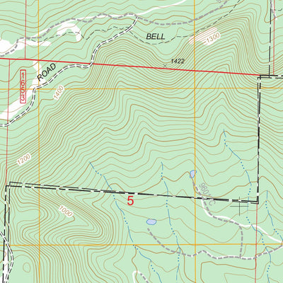 US Forest Service - Topo Chickalah Mountain West, AR FSTopo Legacy digital map