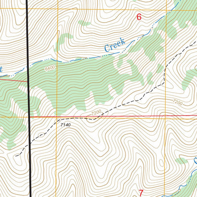 US Forest Service - Topo Chicken Creek Summit, NV FSTopo Legacy digital map