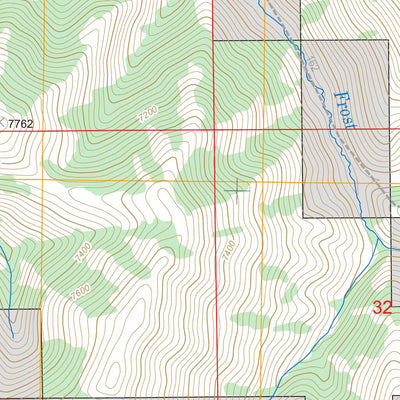 US Forest Service - Topo Chicken Creek Summit, NV FSTopo Legacy digital map