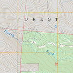 US Forest Service - Topo Chicken Hawk Hill, CA FSTopo Legacy digital map