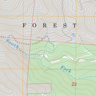 US Forest Service - Topo Chicken Hawk Hill, CA FSTopo Legacy digital map