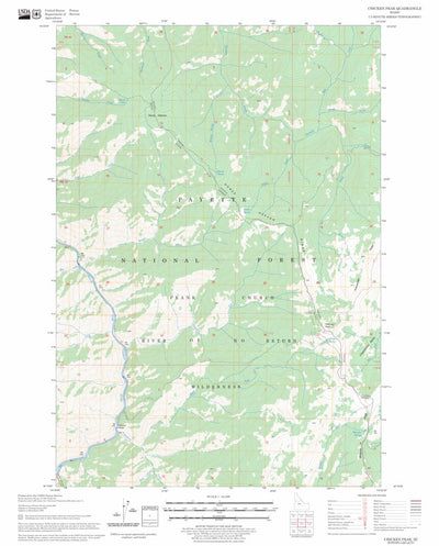 US Forest Service - Topo Chicken Peak, ID FSTopo Legacy digital map