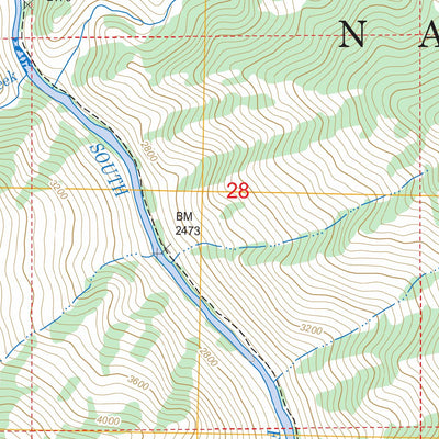 US Forest Service - Topo Chicken Peak, ID FSTopo Legacy digital map