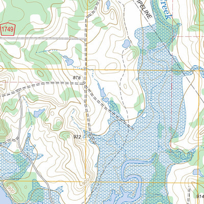 US Forest Service - Topo Chico, TX FSTopo Legacy digital map