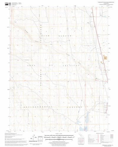 US Forest Service - Topo Chidago Canyon, CA FSTopo Legacy digital map