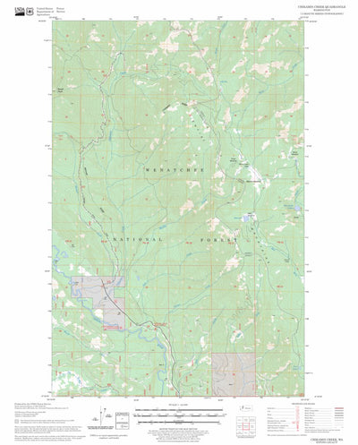 US Forest Service - Topo Chikamin Creek, WA FSTopo Legacy digital map