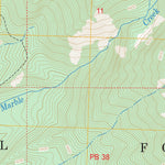US Forest Service - Topo Chikamin Creek, WA FSTopo Legacy digital map