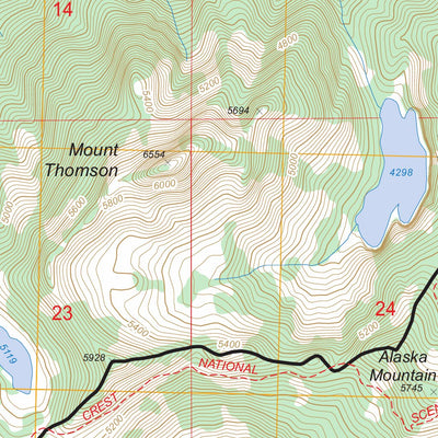 US Forest Service - Topo Chikamin Peak, WA FSTopo Legacy digital map