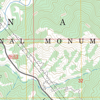 US Forest Service - Topo Chilao Flat, CA FSTopo Legacy digital map