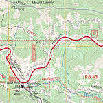 US Forest Service - Topo Chilao Flat, CA FSTopo Legacy digital map