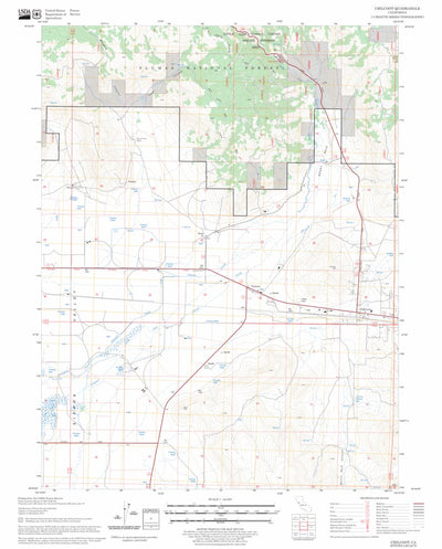 US Forest Service - Topo Chilcoot, CA FSTopo Legacy digital map