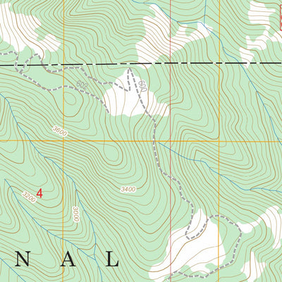US Forest Service - Topo Chilcoot Mountain, OR FSTopo Legacy digital map