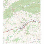 US Forest Service - Topo Chilhowie, VA FSTopo Legacy digital map