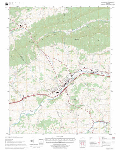 US Forest Service - Topo Chilhowie, VA FSTopo Legacy digital map