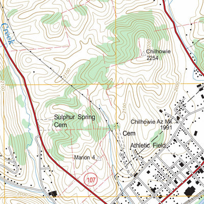 US Forest Service - Topo Chilhowie, VA FSTopo Legacy digital map