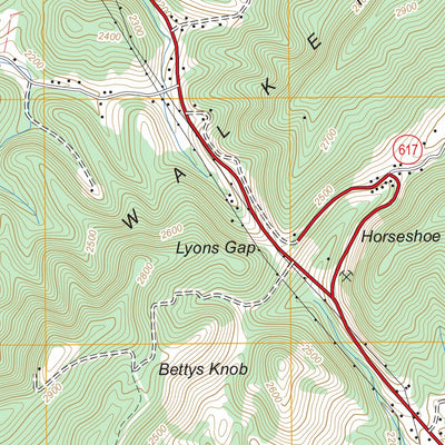 US Forest Service - Topo Chilhowie, VA FSTopo Legacy digital map
