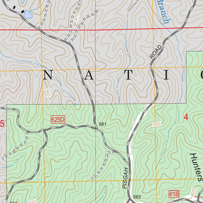 US Forest Service - Topo Chilli Creek, MS FSTopo Legacy digital map