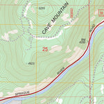 US Forest Service - Topo Chiloquin, OR FSTopo Legacy digital map