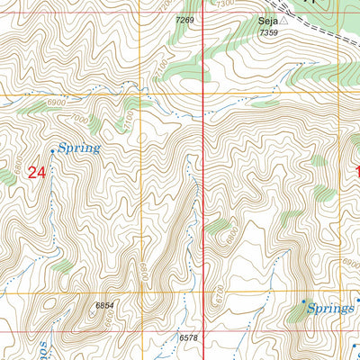 US Forest Service - Topo Chimayo, NM FSTopo Legacy digital map