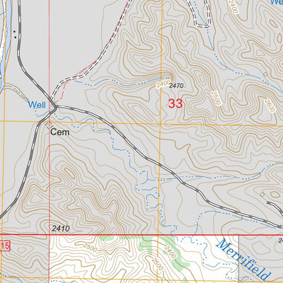 US Forest Service - Topo Chimney Butte, ND FSTopo Legacy digital map