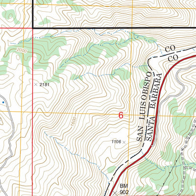 US Forest Service - Topo Chimney Canyon, CA FSTopo Legacy digital map