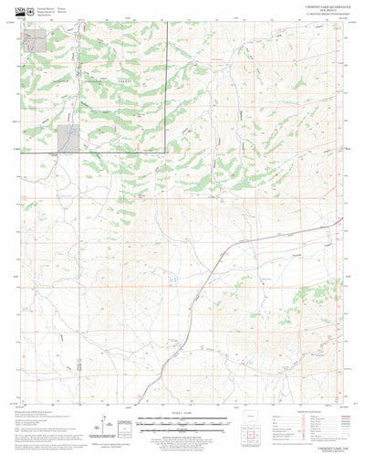 US Forest Service - Topo Chimney Lake, NM FSTopo Legacy digital map