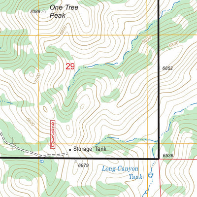 US Forest Service - Topo Chimney Lake, NM FSTopo Legacy digital map