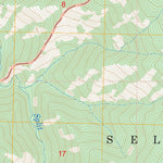 US Forest Service - Topo Chimney Peak, ID FSTopo Legacy digital map