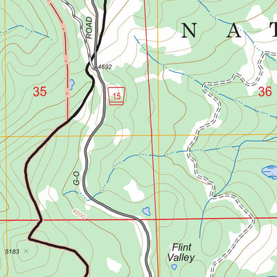 US Forest Service - Topo Chimney Rock, CA FSTopo Legacy digital map
