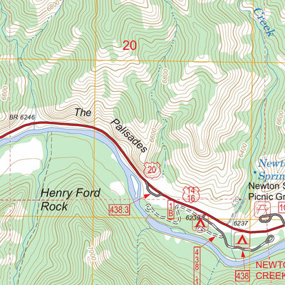 US Forest Service - Topo Chimney Rock, WY FSTopo Legacy digital map