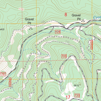 US Forest Service - Topo China Cap, OR FSTopo Legacy digital map