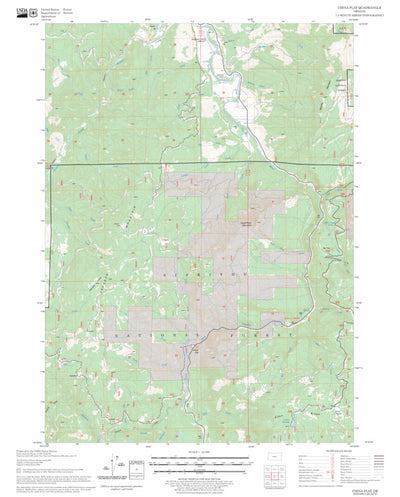 US Forest Service - Topo China Flat, OR FSTopo Legacy digital map