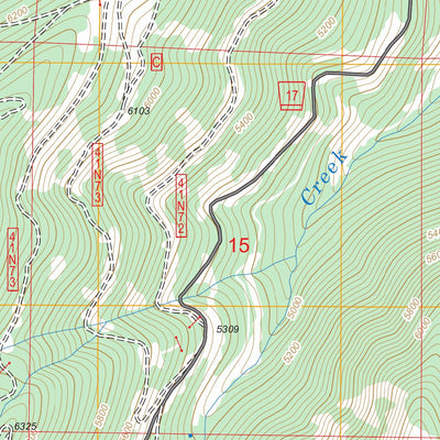 US Forest Service - Topo China Mountain, CA FSTopo Legacy digital map