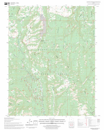 US Forest Service - Topo Chippean Rocks, UT FSTopo Legacy digital map