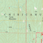 US Forest Service - Topo Chiricahua Peak, AZ FSTopo Legacy digital map
