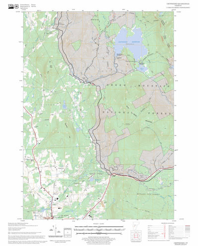 US Forest Service - Topo Chittenden, VT FSTopo Legacy digital map