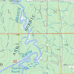 US Forest Service - Topo Choate, MI FSTopo Legacy digital map