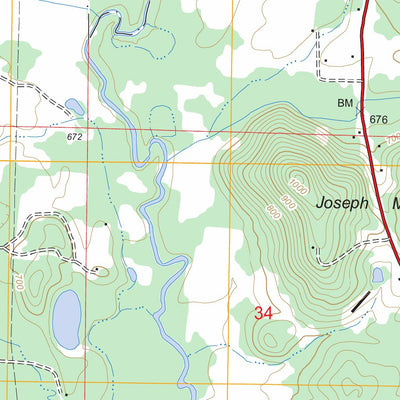 US Forest Service - Topo Choccolocco, AL FSTopo Legacy digital map