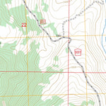 US Forest Service - Topo Chris Flat, CA FSTopo Legacy digital map