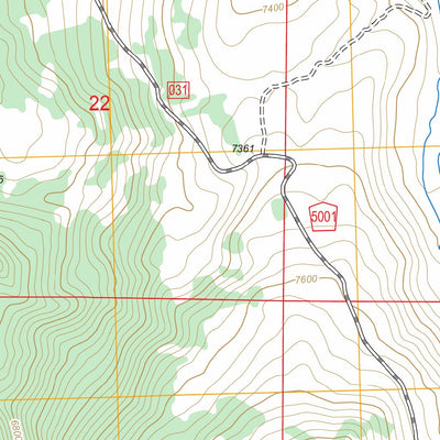 US Forest Service - Topo Chris Flat, CA FSTopo Legacy digital map