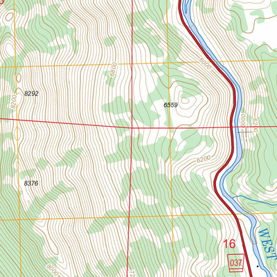 US Forest Service - Topo Chris Flat, CA FSTopo Legacy digital map