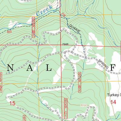 US Forest Service - Topo Chris Mountain, CO FSTopo Legacy digital map