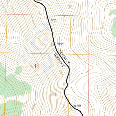US Forest Service - Topo Christina Lake, WY FSTopo Legacy digital map