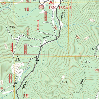 US Forest Service - Topo Chrome Ridge, OR FSTopo Legacy digital map