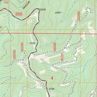 US Forest Service - Topo Chrome Ridge, OR FSTopo Legacy digital map