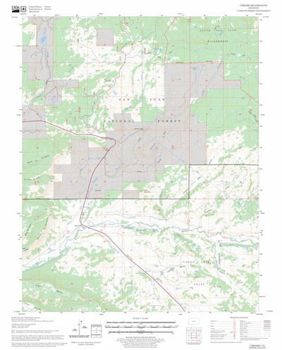 US Forest Service - Topo Chromo, CO FSTopo Legacy digital map