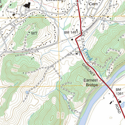 US Forest Service - Topo Chuckey, TN FSTopo Legacy digital map